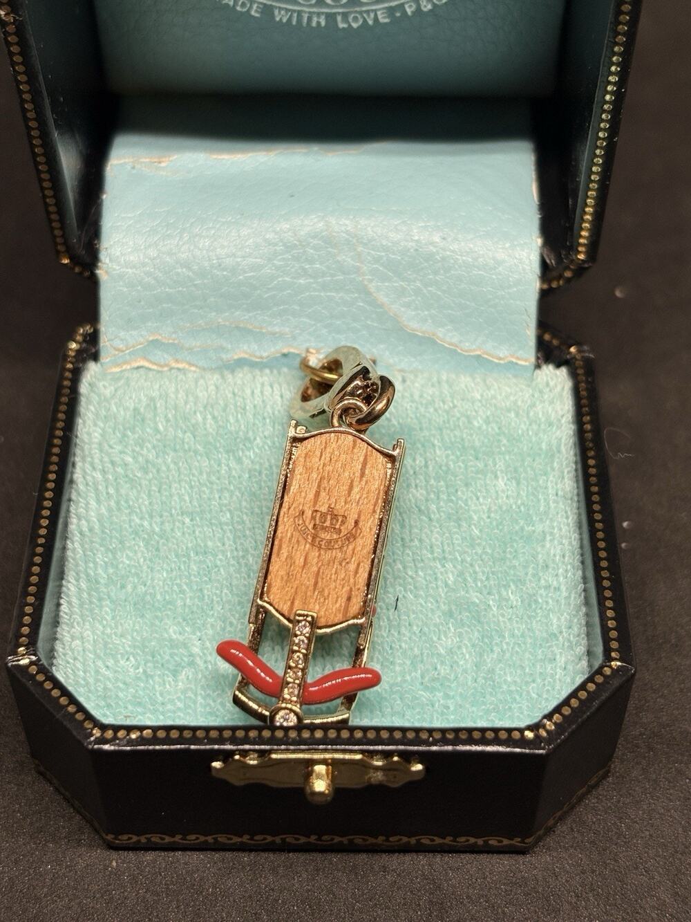 NWT 2005 RARE JUICY COUTURE SLED CHARM HTF!!!! YJRU0565